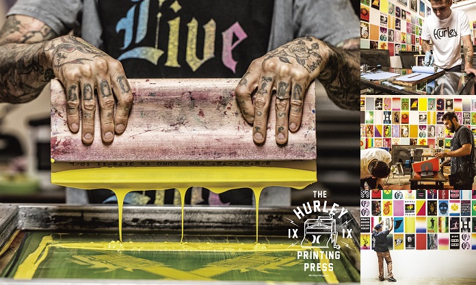 Hurley Printing Press Tour @Hurley Stores