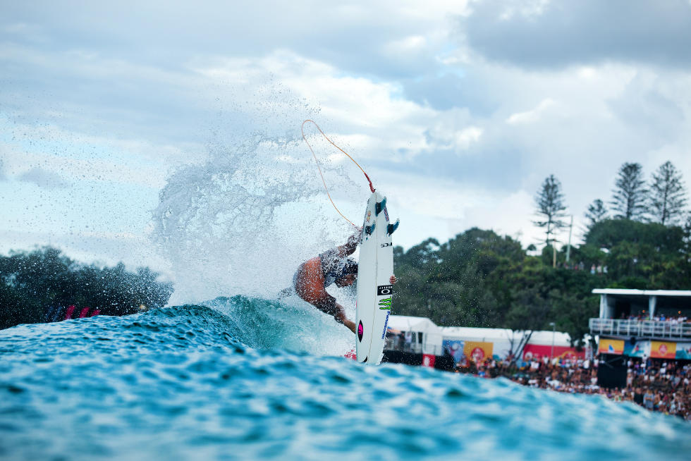 Filipe Toledo (BRA) in Quiksilver Pro Final.
- WSL