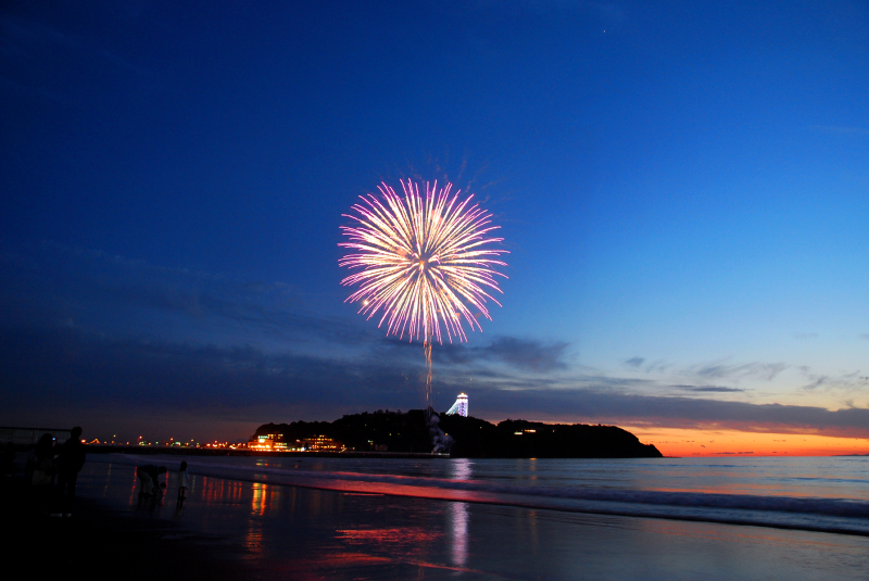 【写真】江の島花火大会