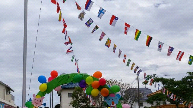 まだ雲が厚い開始ころの空