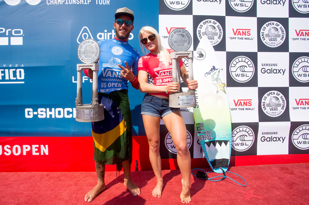 トリードとタティアナ　PHOTO: © WSL/ Van Kirk