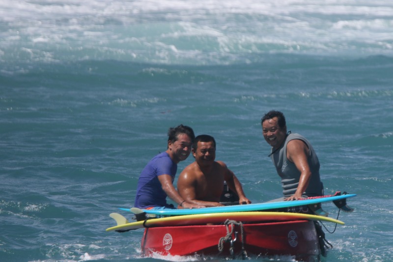 楽しいSurfingの帰りは自然とスマイル