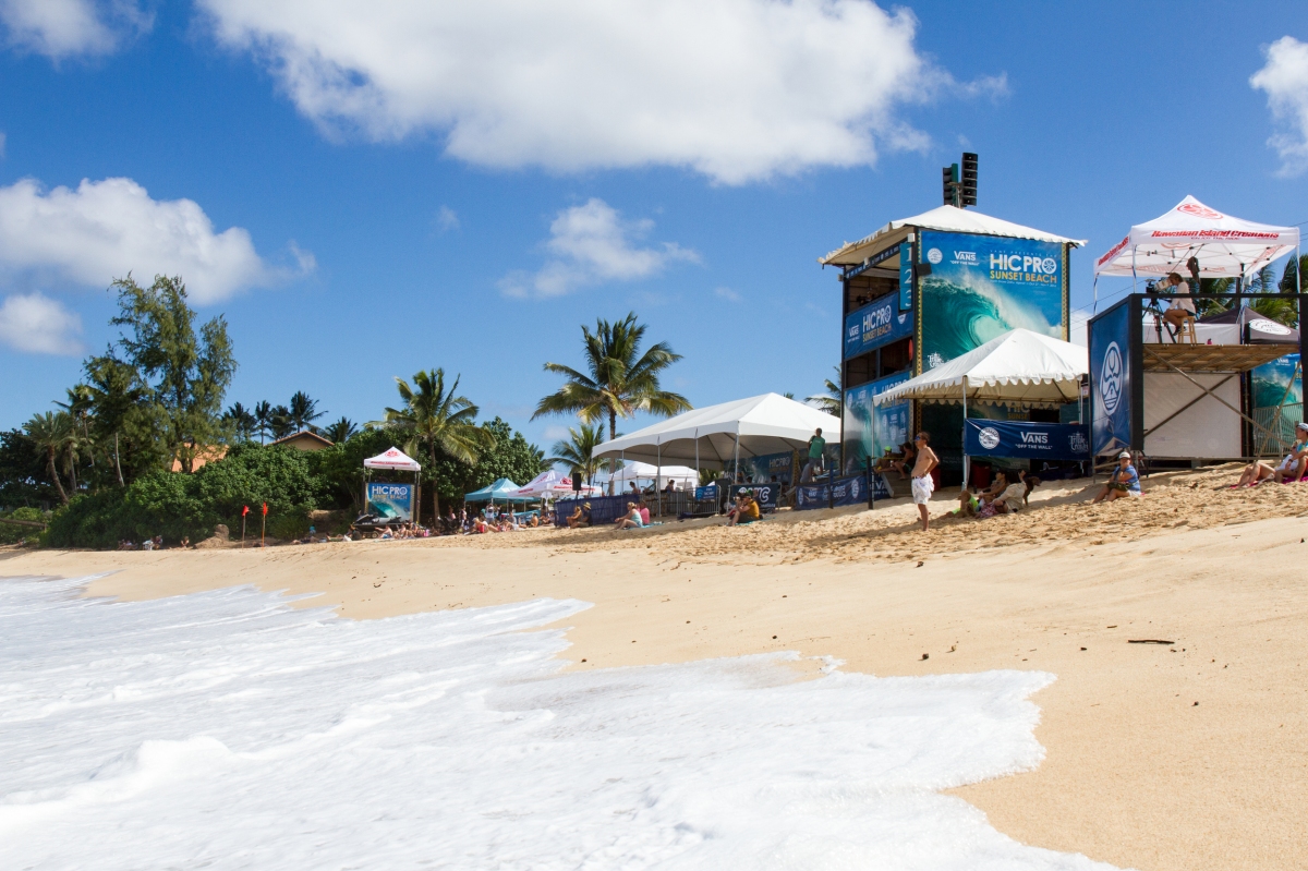 HIC Pro at Sunset Beach on Hawaii's famed North Shore　WSL/Free Surf/Heff