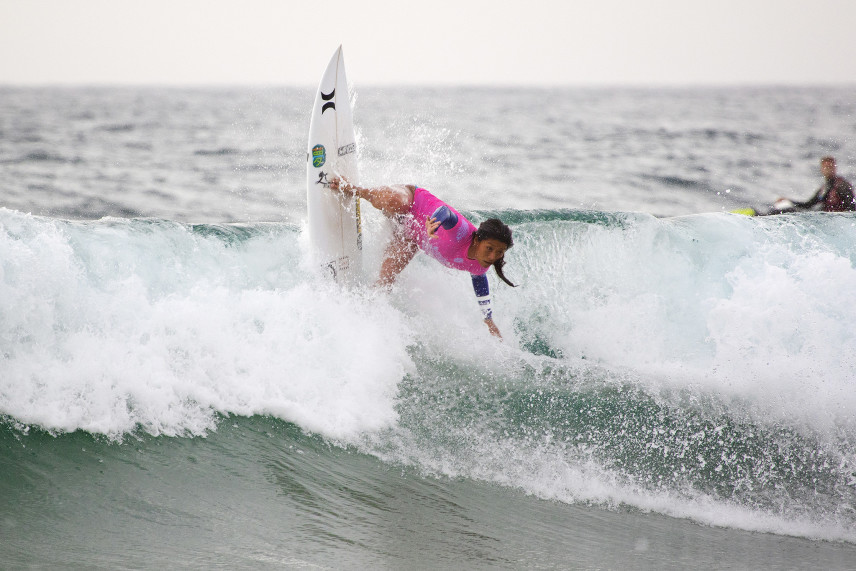 ３年連続で決勝進出を果たした前田マヒナ　PHOTO: © WSL / Cestari