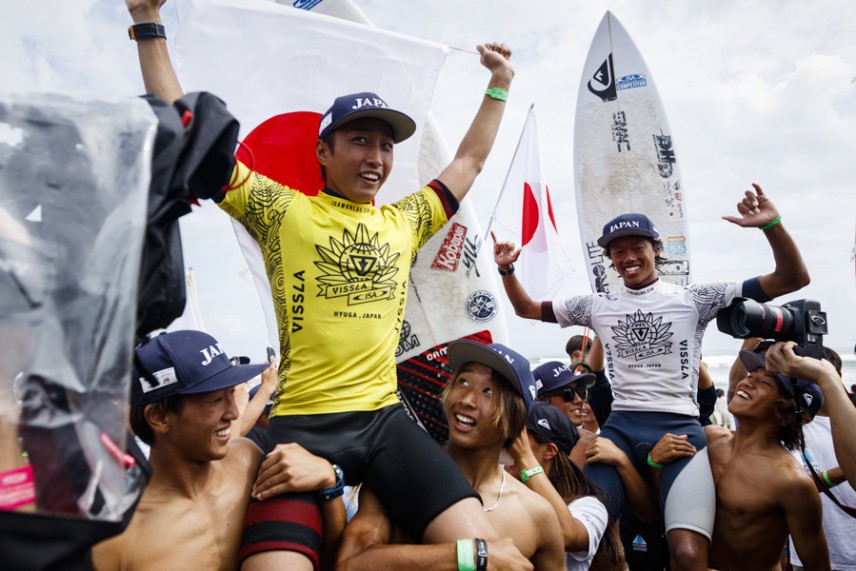 「2017 VISSLA ISA 世界選手権」で見事優勝した安室丈プロ