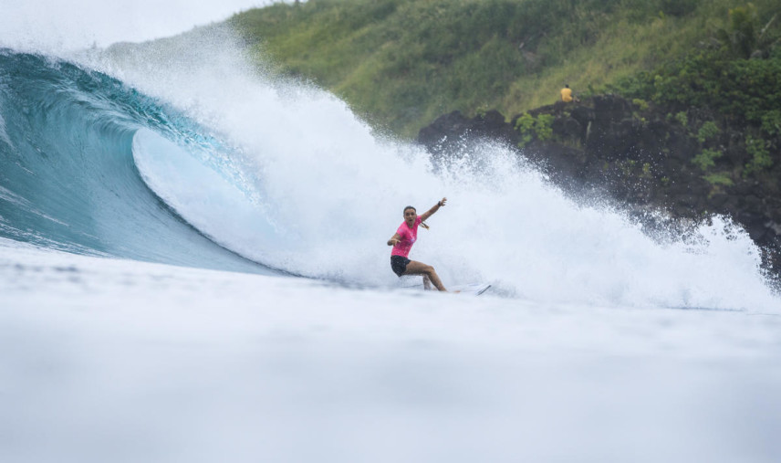 ツアー2年目でベストリザルトを残したブロンテ・マコーレー/ WSL / DAMIEN POULLENOT