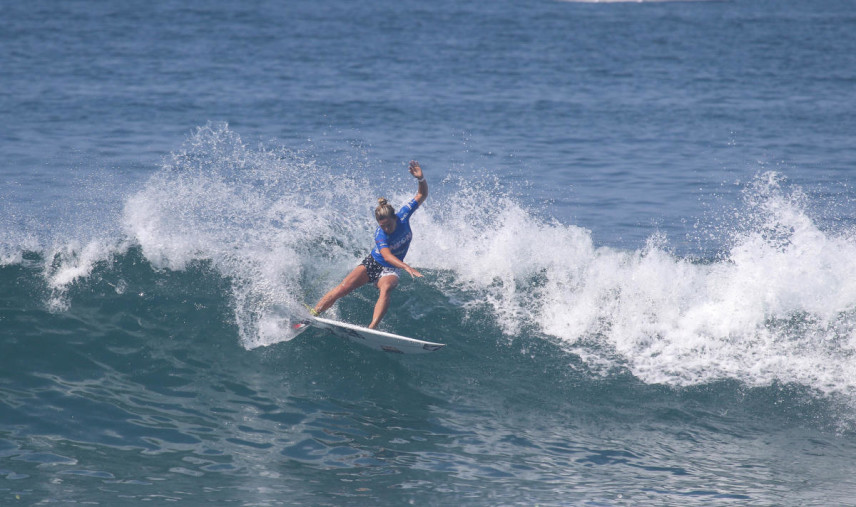 ココ・ホーのスタイルとフローは、オーシャンサイドで勝ち上がるための大きな鍵になっていた/WSL / Andrew Nichols