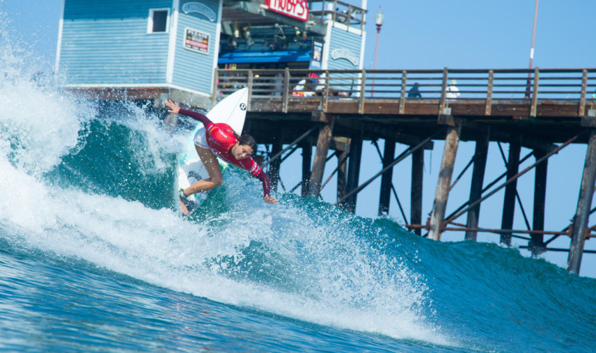 マニュエルはファイナルを見据えていたものの、カリッサの勢いを止めることはできなかった/WSL / Kurt Steinmetz