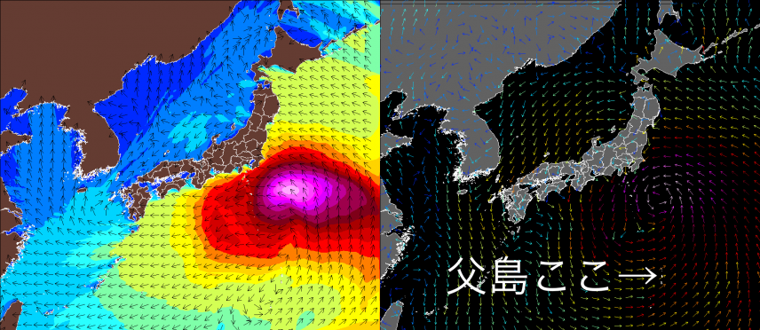 2018年7月28日正午の波高の実況解析