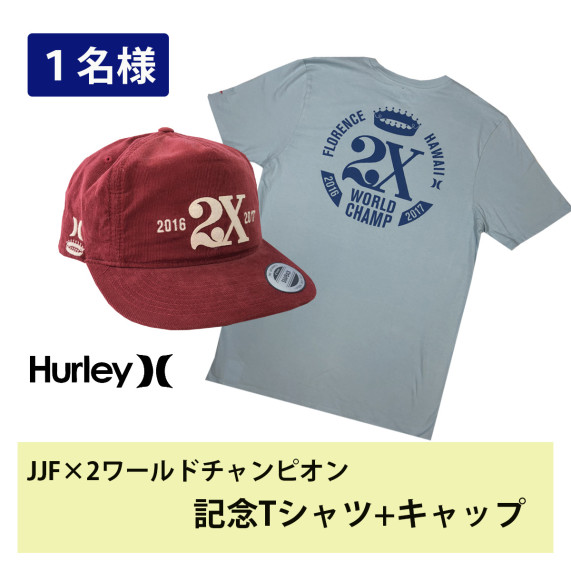 JJF×2ワールドチャンピオン記念T＆CAP
