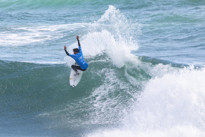 同ラウンドで敗退した古川海夕プロ/WSL / Henrique Casinhas