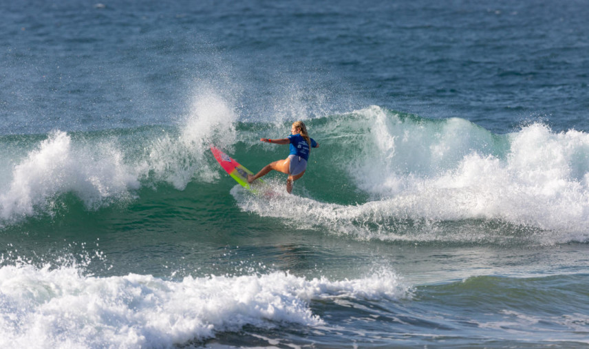 JQSにて3戦連続の優勝となったパイパー・ハリソン/ WSL / Ryan Janssens