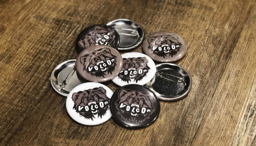 VOLCOM-SAPPORO-PINS