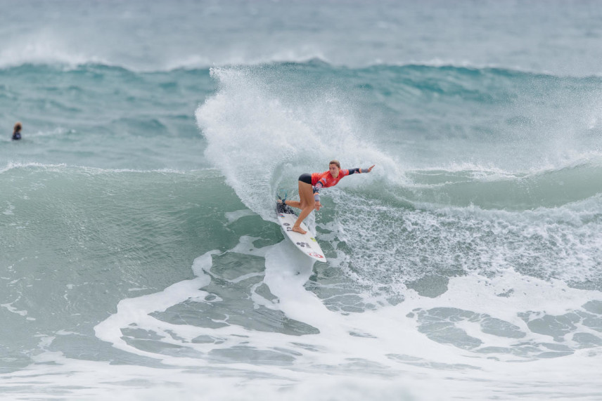 ファイナルで対戦したアリサ・スペンサー/WSL / Matt Dunbar