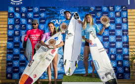 Podiums Winners of  the Cabreiroa Pro Las Americas 2020