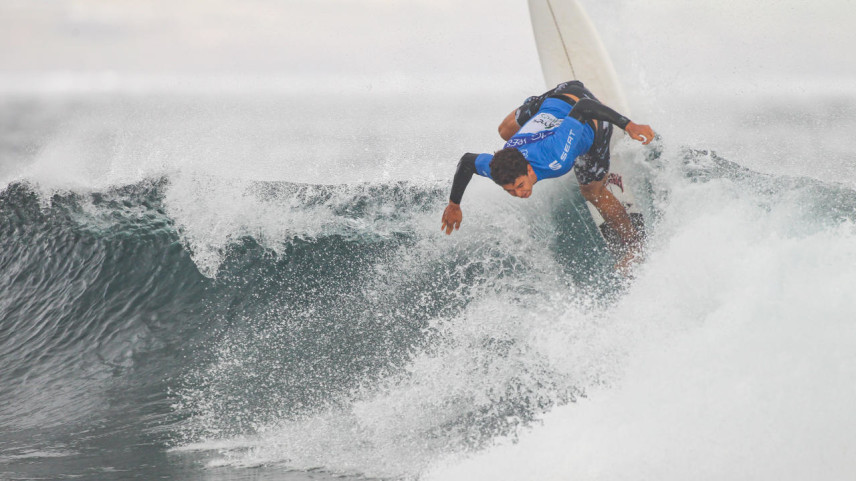 フシュマンのバックハンドは2020年に大きな結果をもたらすはずであった/ WSL / Laurent Masurel