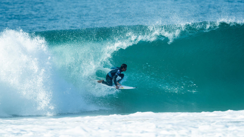  MEO Rip Curl Proでの五十嵐カノア/ WSL / Damien Poullenot