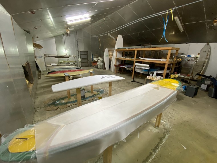 URUCA Surfboards Factory.