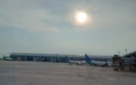 ガルーダインドネシア航空機の少ないデンパサール空港 (2)