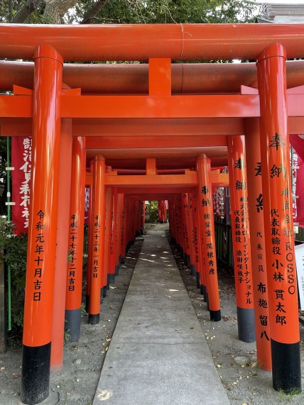 神社鳥居トンネル