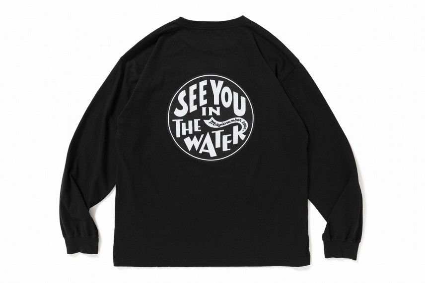 SEE YOU IN THE WATER XV US COTTON L/S T-SHIRT \8,800- 