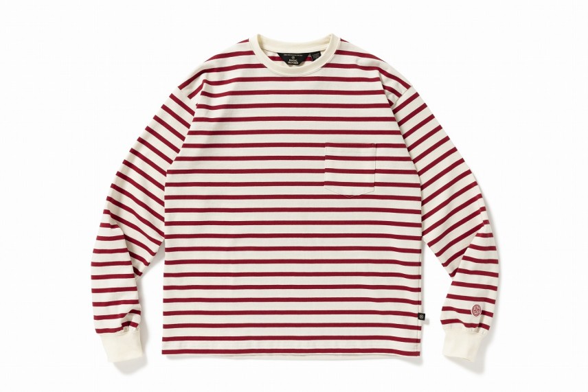 HEAVY WEIGHT BASQUE BORDER L/S T-SHIRT \12,100-