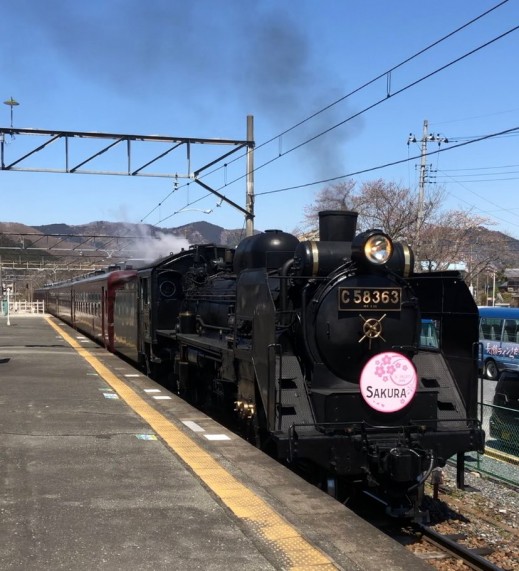 過去の乗車「SLパレオエクスプレス」(秩父鉄道)