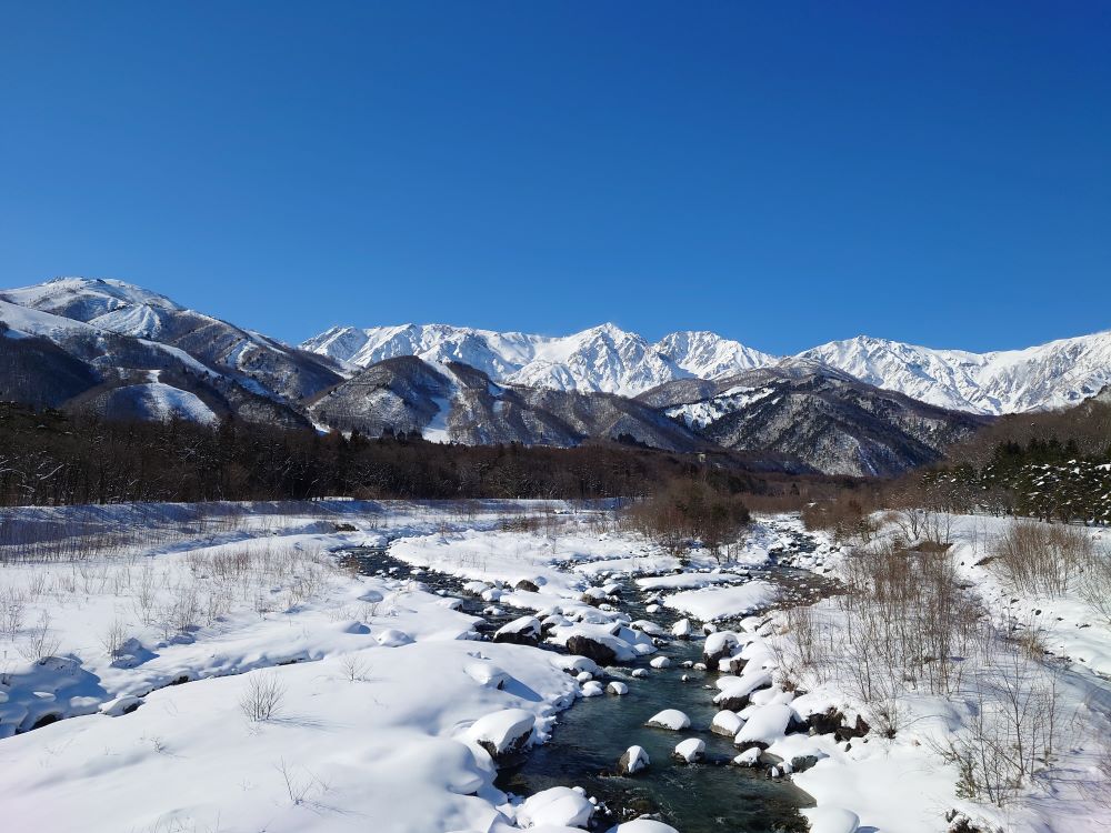 白馬を流れる松川と白馬連山との素敵なコラボレーションGOOD.jpg縮小