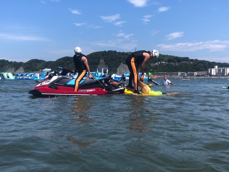 ⑦海上訓練3