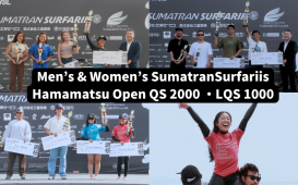 Men’s & Women’s「ISumatranSurfariis Hamamatsu Open QS 2000」および「SumatranSurfariis Hamamatsu Open LQS 1000