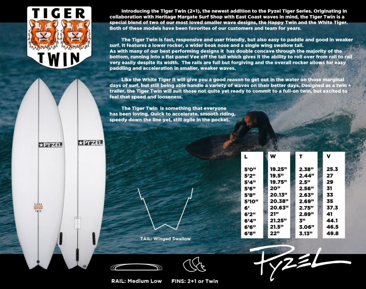 TIGER TWIN SALES SHEET