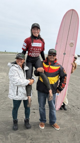 植村未来がハワイから応援しに！