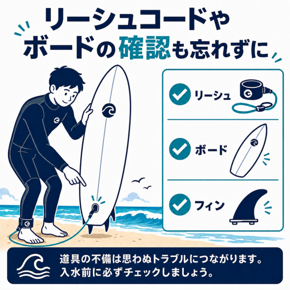 リーシュ確認