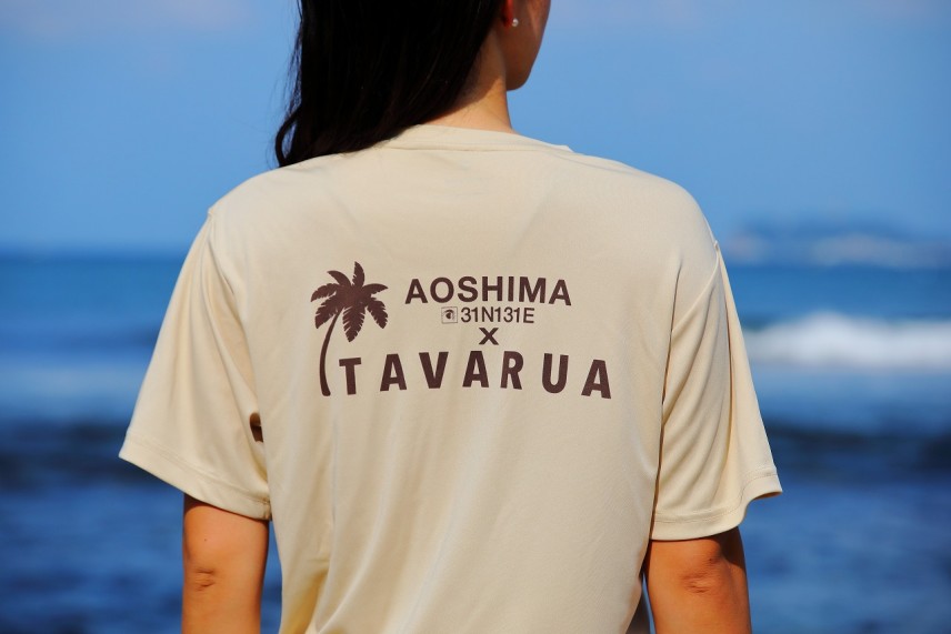 リサイクルポリエステルの吸汗速乾素材 UVカット機能Tシャツ。